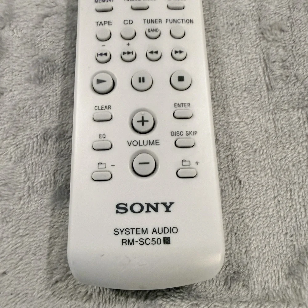Sony RM-SC50 System Audio Remote Control OEM Genuine Tested MHC-EC50 CMT-HPZ7